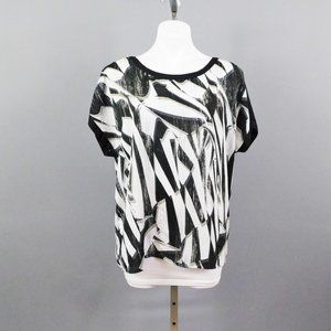 Willi‎ Smith Women Shirt Black White XL